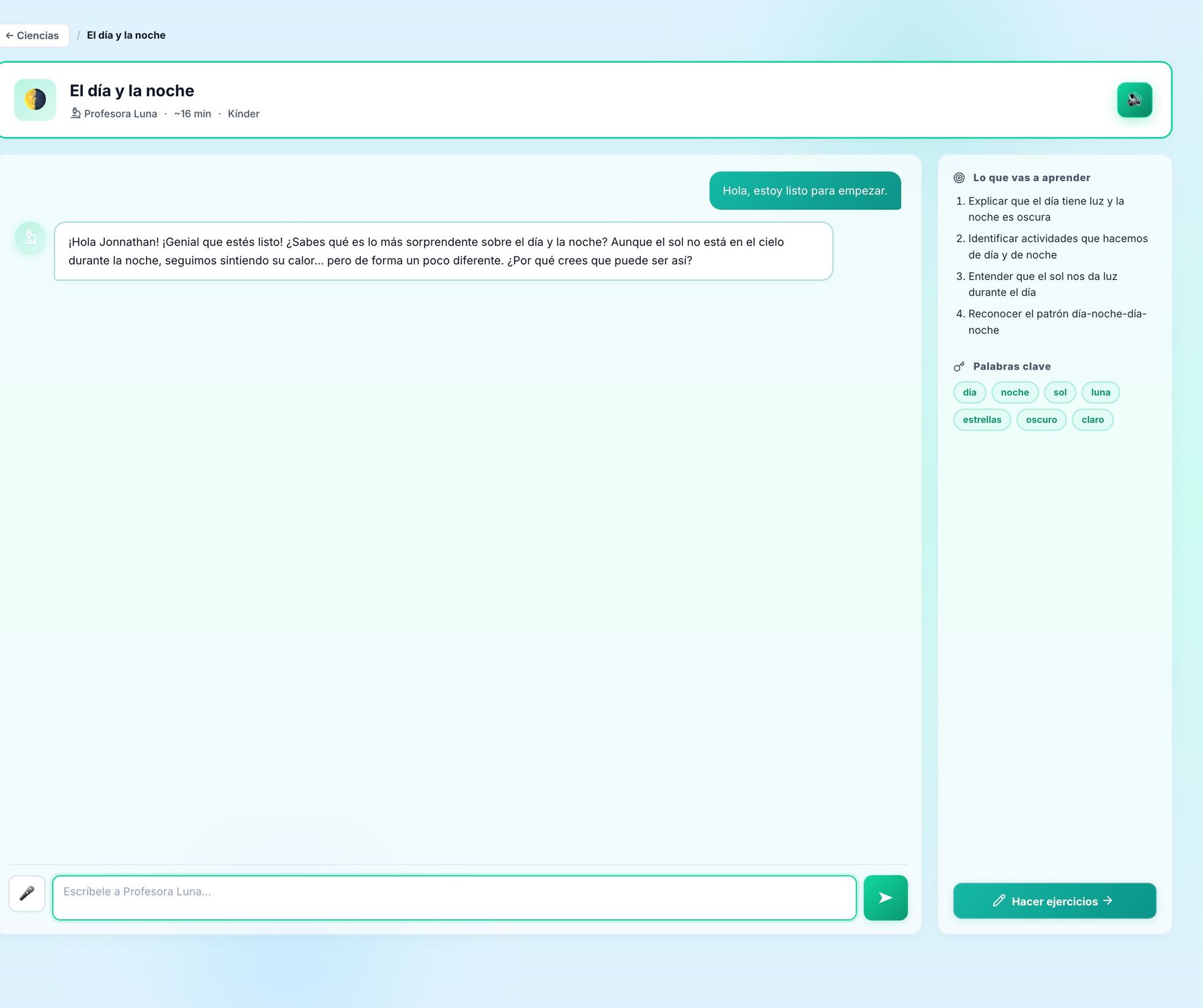 Chat with the AI professor